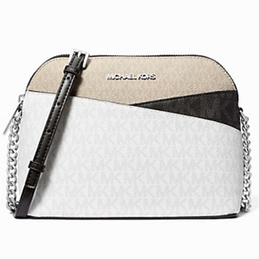 Michael Kors Jet Set Travel Crossbody Bag | Colorblock Signature Logo | NWT